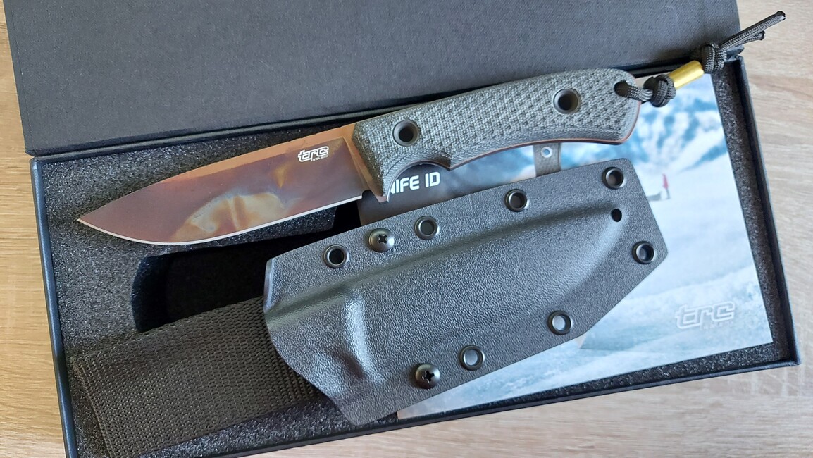 TRC Knives South Pole Apo Finish Micarta Black | 110330 Euro-knife.com