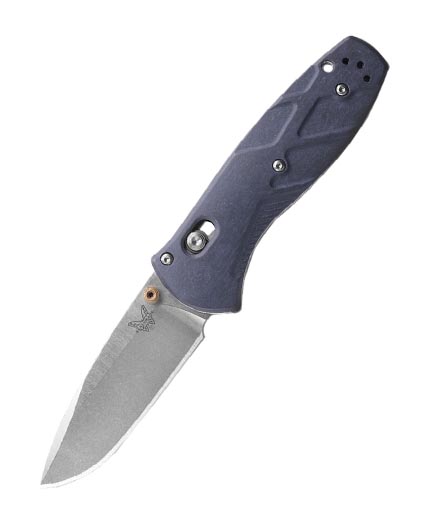 Benchmade MINI BARRAGE 585-03 BLUE CANYON RICHLITE | 585-03 Euro-knife.com