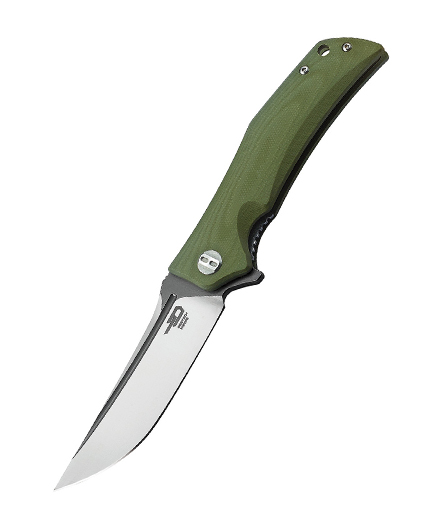 Bestech Scimitar G10 Linerlock Green BTKG05B2 | BTKG05B2 Euro-knife.com