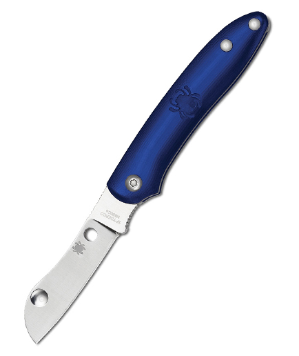 Spyderco Roadie Blue Plain SC189PBL | SC189PBL Euro-knife.com